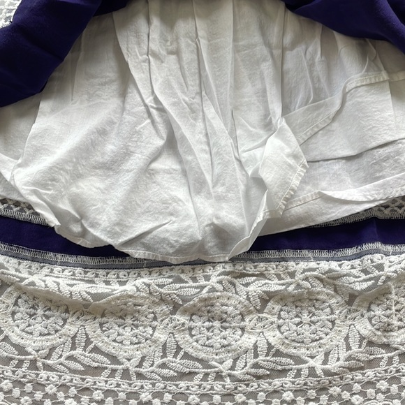 Loft Outlet Mixed Media Linen Blend Midi Skirt - Petite Medium - Picture 3 of 8